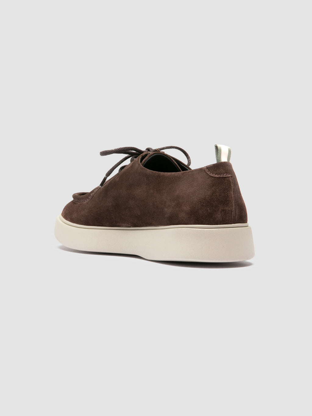 FRAME 011 - Brown Suede Derby Shoes - image 4,side view