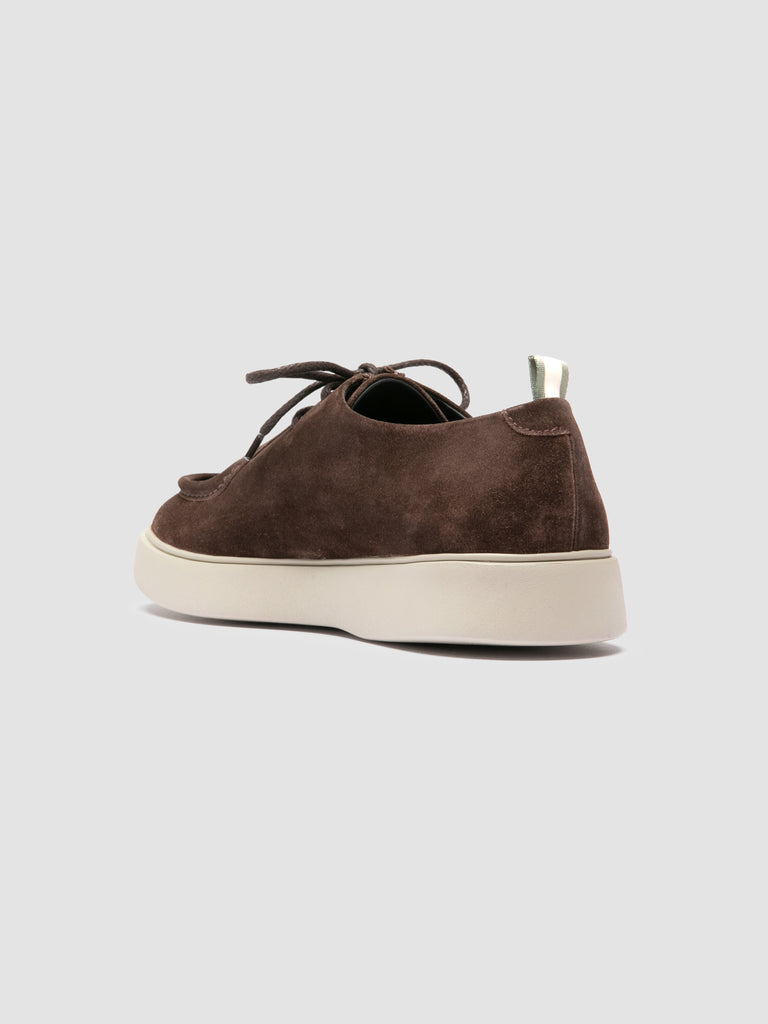 FRAME 011 - Brown Suede Derby Shoes