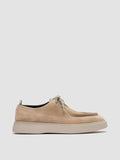 FRAME 011 - beige Derbyschuhe aus Wildleder - thumb image 1,side view
