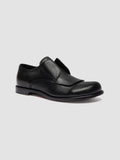 GEMSTONE 002 - Schwarze Derbyschuhe aus Leder - thumb image 3,side view