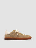 GINNASIO 001 - Brown Leather and Suede Sneakers - thumb image 1,side view