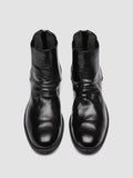 GRAPHIS 002 - Black Leather Zipped Boots - thumb image 2,side view