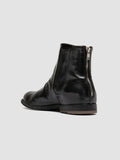 GRAPHIS 002 - Black Leather Zipped Boots - thumb image 4,side view