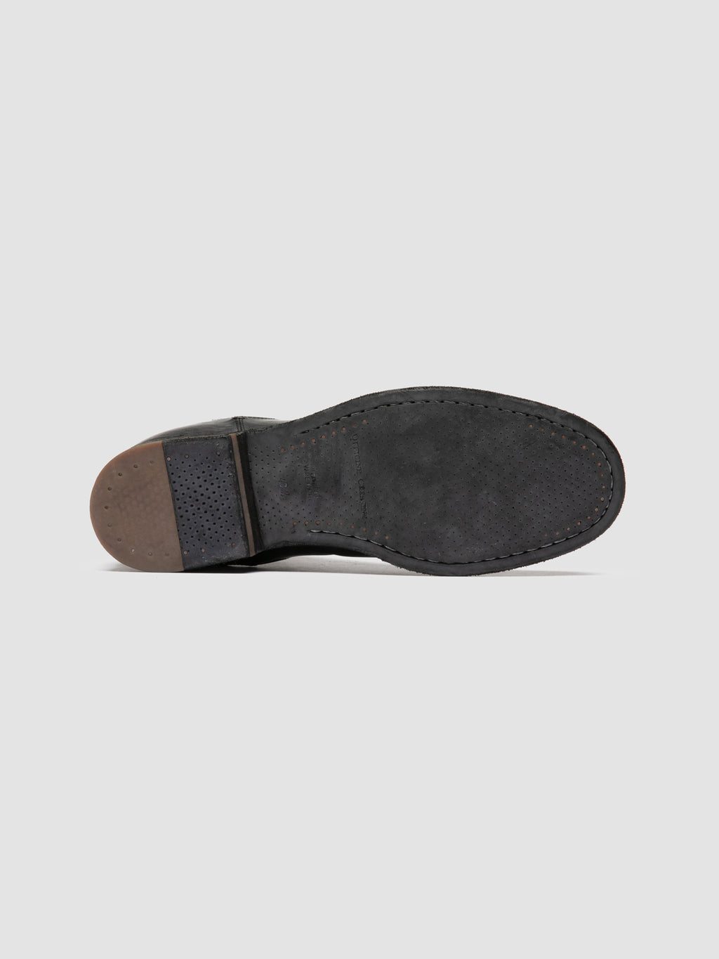 GRAPHIS 002 - Black Leather Zipped Boots - image 5,side view