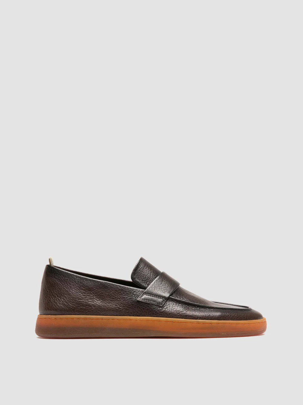 HERBIE 001 - Braune Slipper aus Leder - image 1,side view