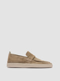 HERBIE 001 - Penny-Loafer aus graubraunem Wildleder - thumb image 1,side view