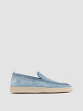 HERBIE 011 - Blaue Slipper aus Wildleder - thumb image 1,side view