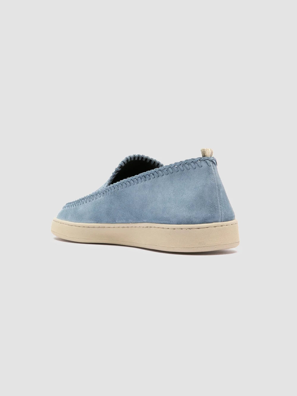 HERBIE 011 - Blaue Slipper aus Wildleder - image 4,side view