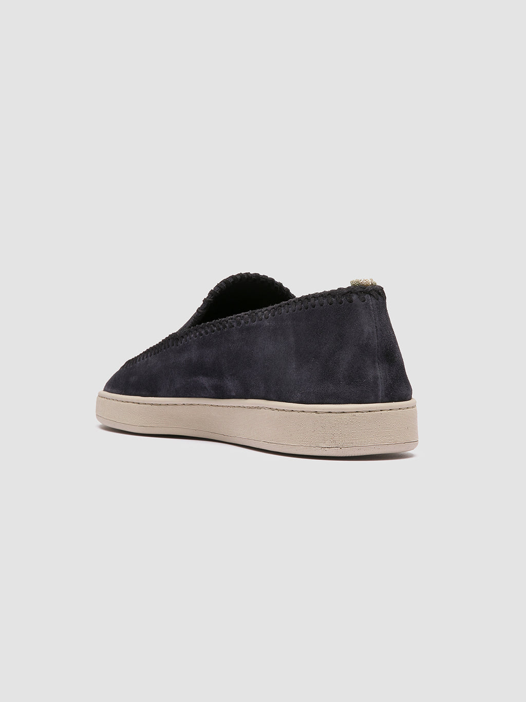 HERBIE 011 - blaue Slipper aus Wildleder - image 4,side view