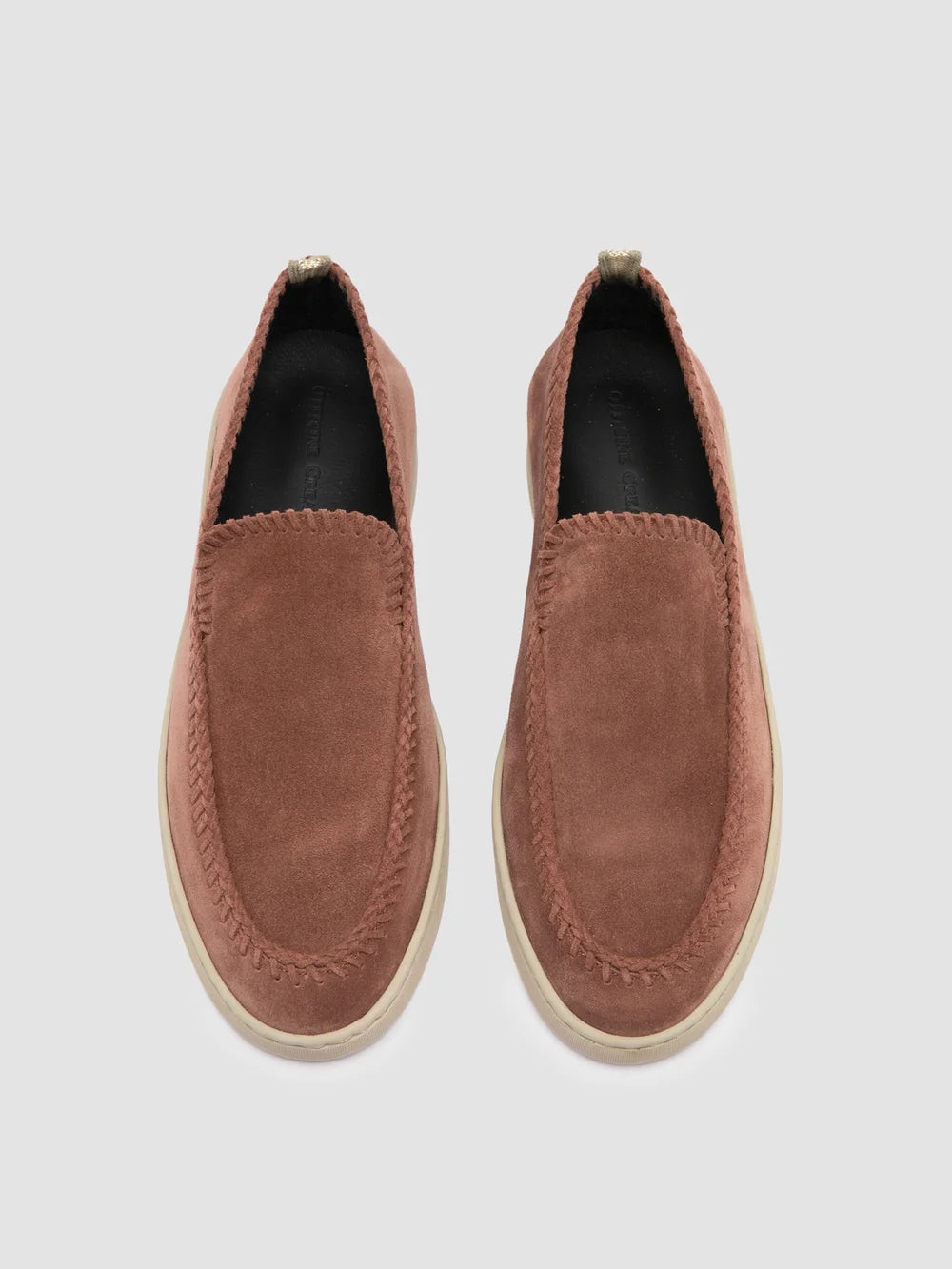 HERBIE 011 - Brown Suede Penny Loafers - image 2,side view