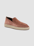 HERBIE 011 - Brown Suede Penny Loafers - thumb image 3,side view