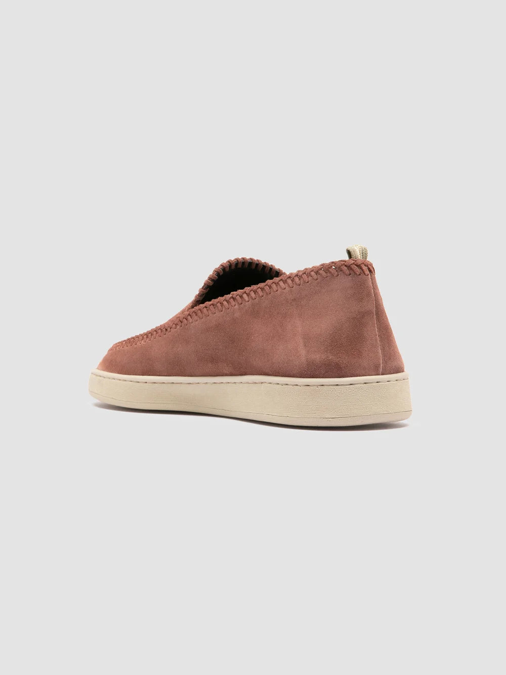 HERBIE 011 - Brown Suede Penny Loafers - image 4,side view