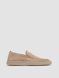 HERBIE 011 - beige Wildleder-Penny Slipper - thumb image 1,side view