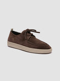 HERBIE 012 - Brown Suede Derby Shoes - thumb image 3,side view