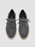 HERBIE 012 - Blaue Derby-Schuhe aus Wildleder - thumb image 2,side view
