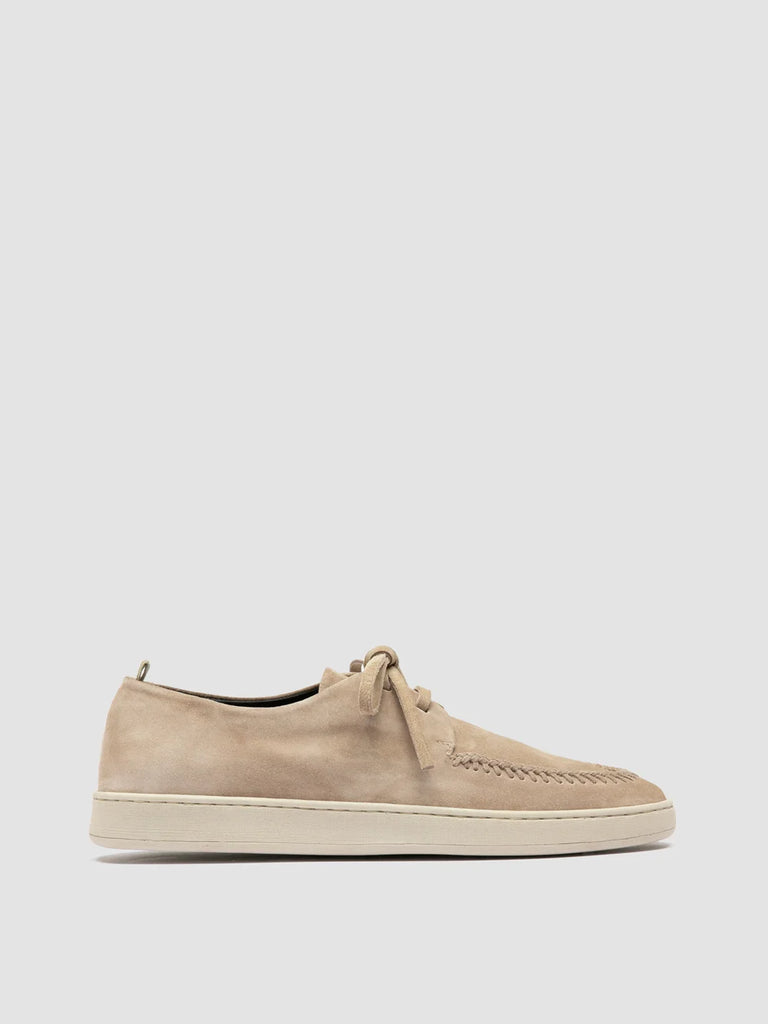 HERBIE 012 - Beige Suede Derby Shoes