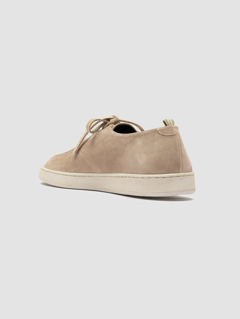 HERBIE 012 - Beige Suede Derby Shoes - image 4,side view
