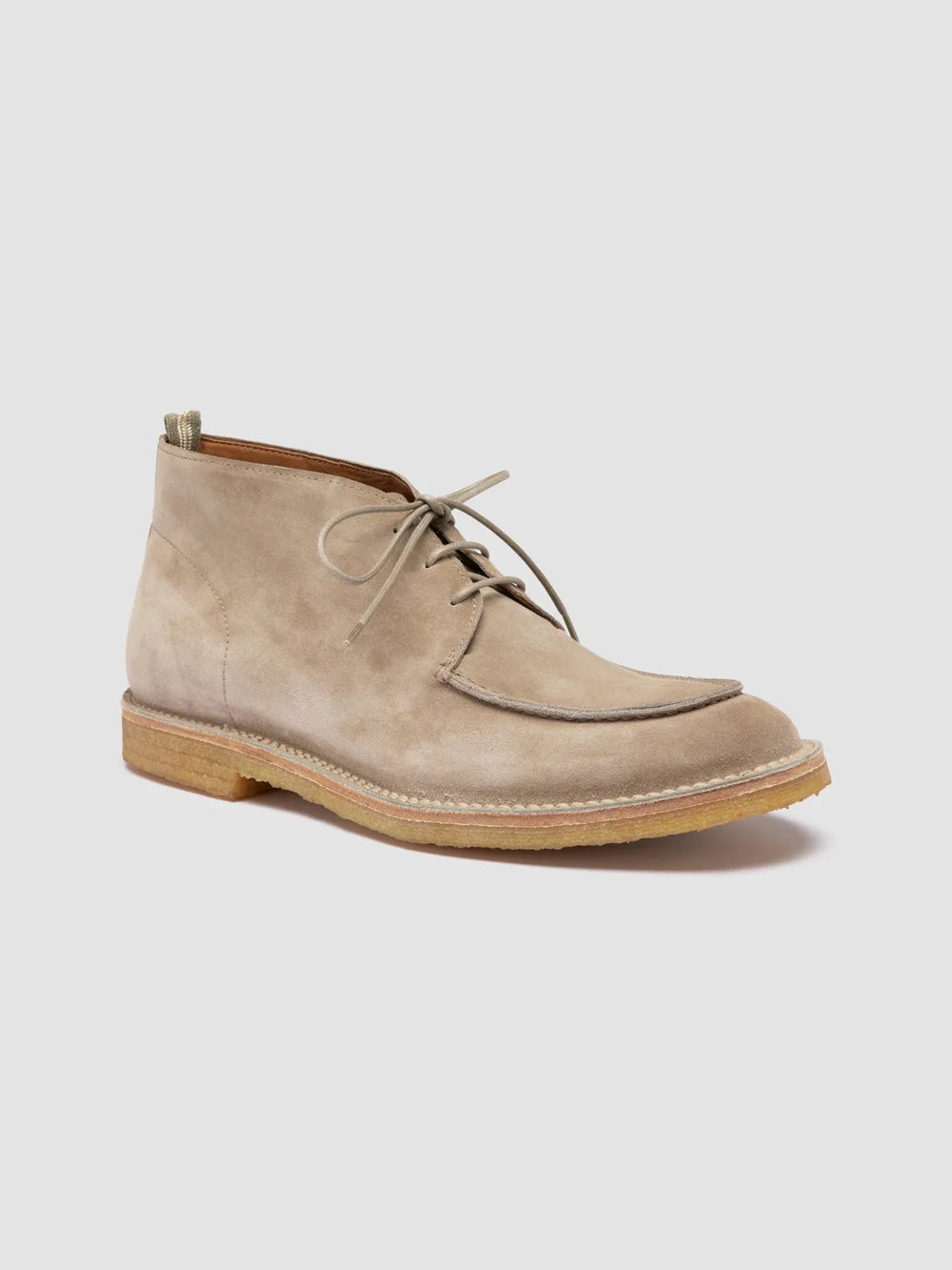 HISTORY 002 - Beige Suede Chukka Boots - image 3,side view
