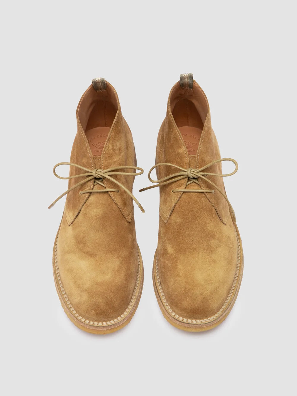 HISTORY 003 - Camel Suede Chukka Boots - image 2,side view