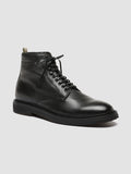 HOPKINS FLEXI 203 - Black Leather Lace-up Boots - thumb image 3,side view