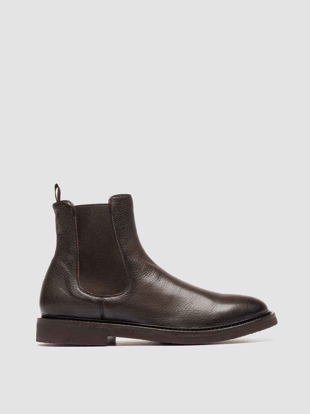 HOPKINS FLEXI 204 - Brown Leather Chelsea Boots - image 1,side view