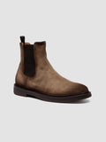 HOPKINS FLEXI 204 - Taupe Suede Chelsea Boots - thumb image 3,side view