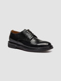HOPKINS FLEXI 208 - Black Leather Derby Shoes - thumb image 3,side view