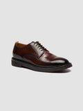 HOPKINS FLEXI 208 - Burgunderrote Derby-Schuhe aus Leder - thumb image 3,side view