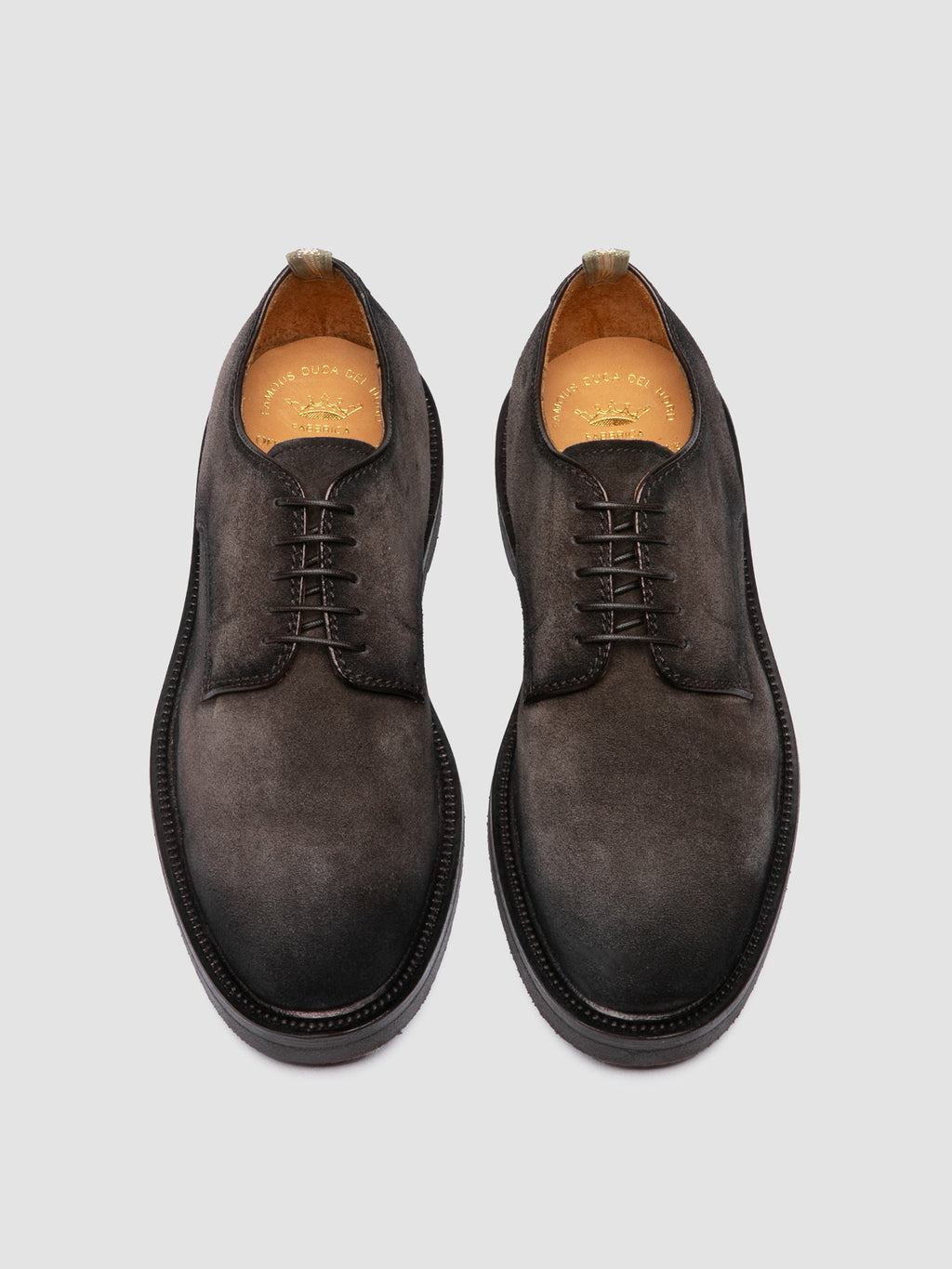 HOPKINS FLEXI 208 - Brown Suede Derby Shoes - image 2,side view