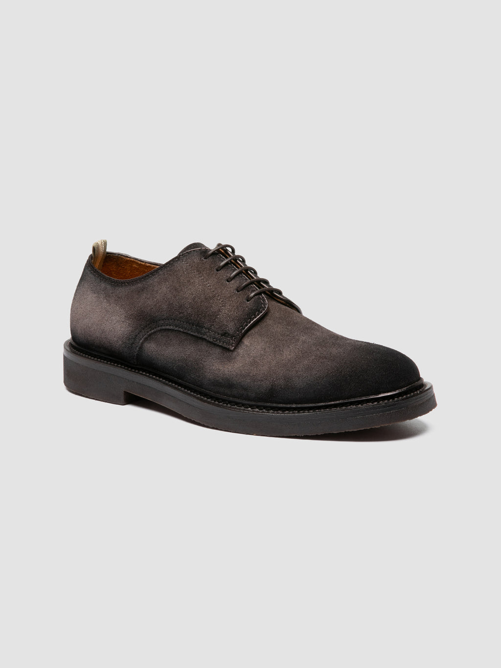 HOPKINS FLEXI 208 - Brown Suede Derby Shoes - image 3,side view