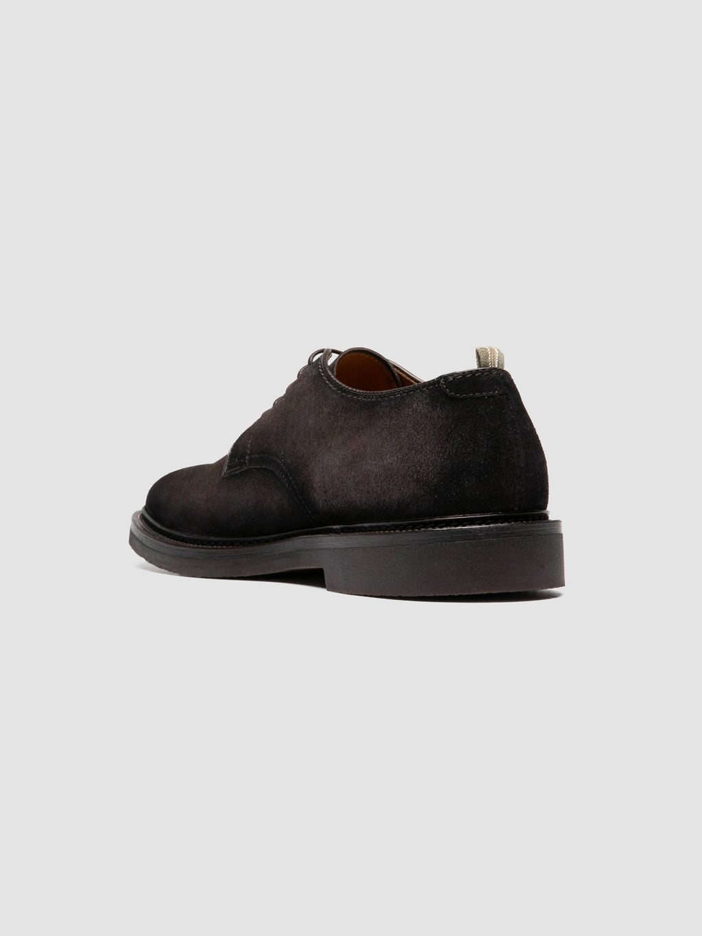 HOPKINS FLEXI 208 - Brown Suede Derby Shoes - image 4,side view