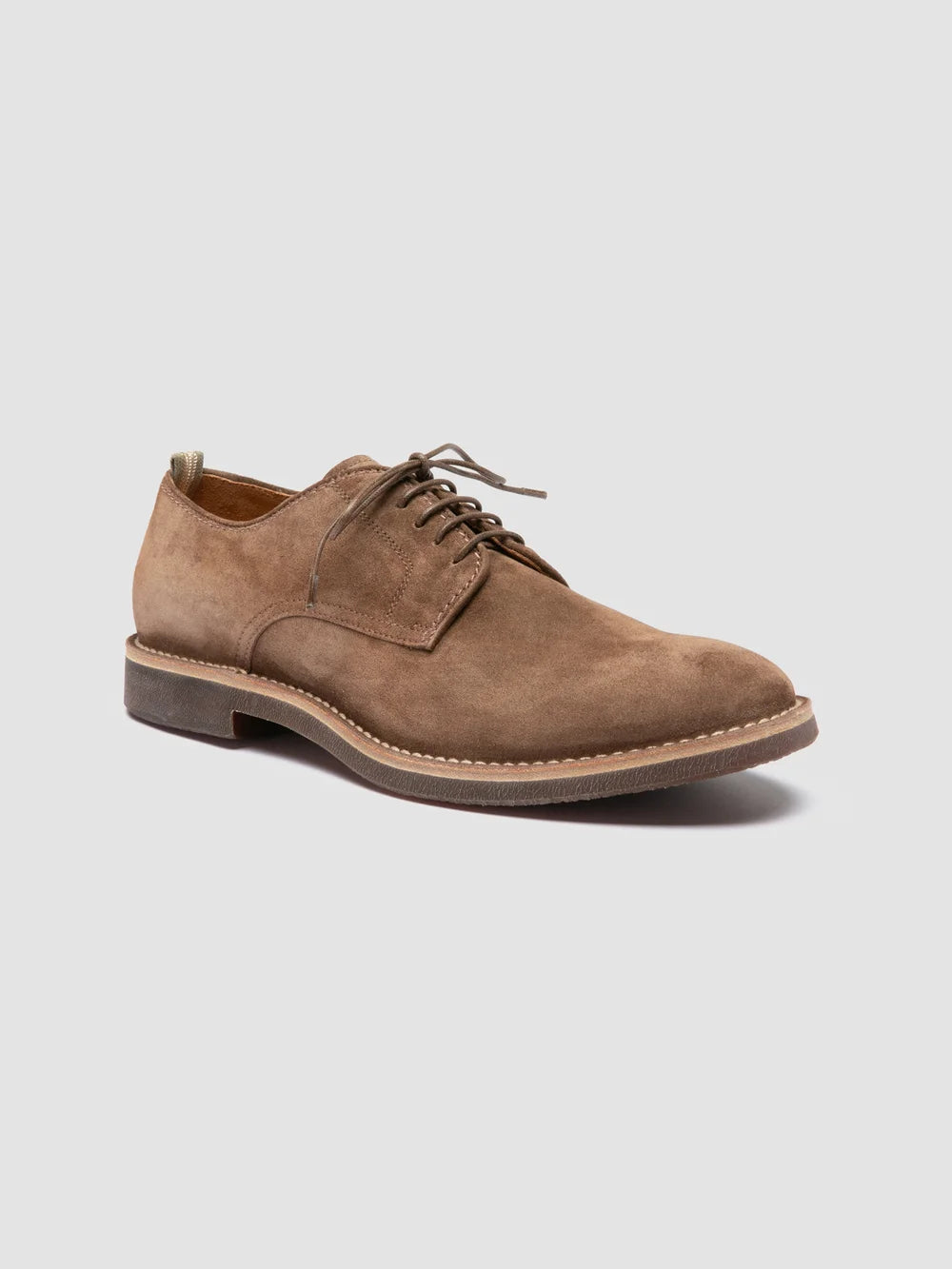 HOPKINS SD FLEXI 001 - Brown Suede Derby Shoes - image 3,side view