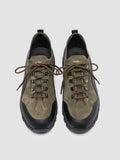 ITINERE 001 - Green Leather Low Top Sneakers - thumb image 2,side view