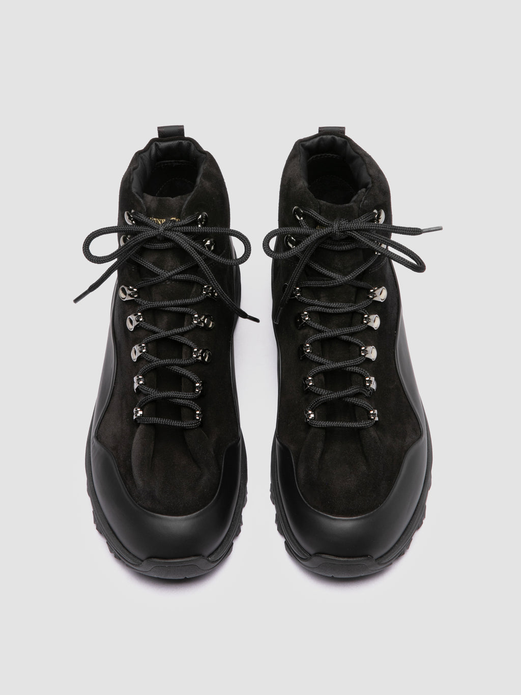 ITINERE 002 - Black Leather Lace Up Boots - image 2,side view