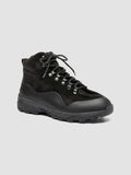 ITINERE 002 - Black Leather Lace Up Boots - thumb image 3,side view