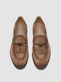 IVIES 002 - Hellbraune Loafer aus Wildleder mit Quaste - thumb image 2,side view