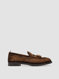 IVIES 002 - Braune Loafer aus Wildleder mit Quaste - thumb image 1,side view