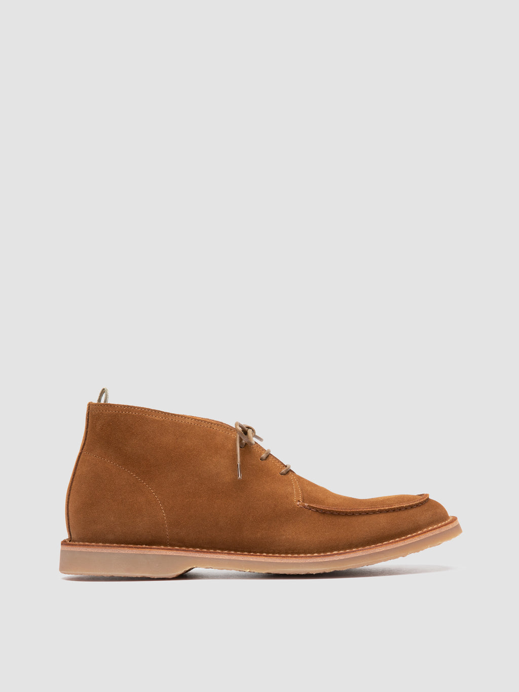 KENT 002 - Taupefarbene Chukka-Stiefel aus Wildleder - image 1,side view
