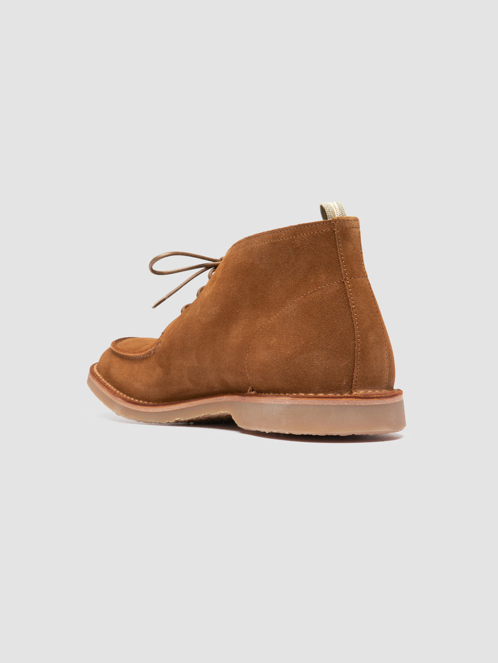 KENT 002 - Taupefarbene Chukka-Stiefel aus Wildleder - image 4,side view