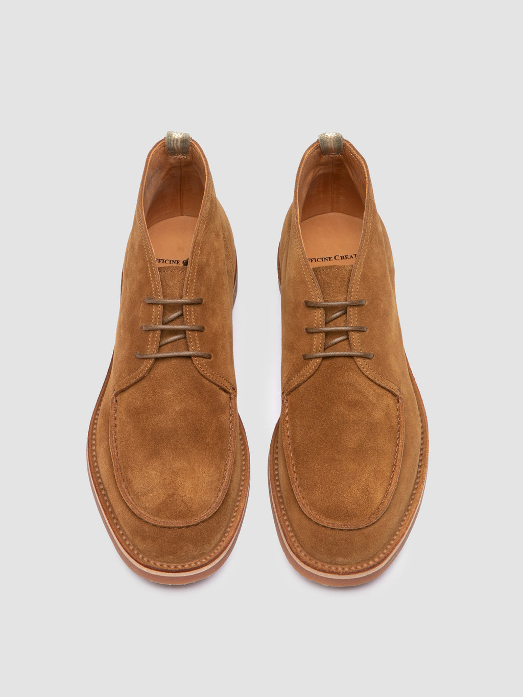 KENT 002 - Taupe Suede Chukka Boots - image 2,side view