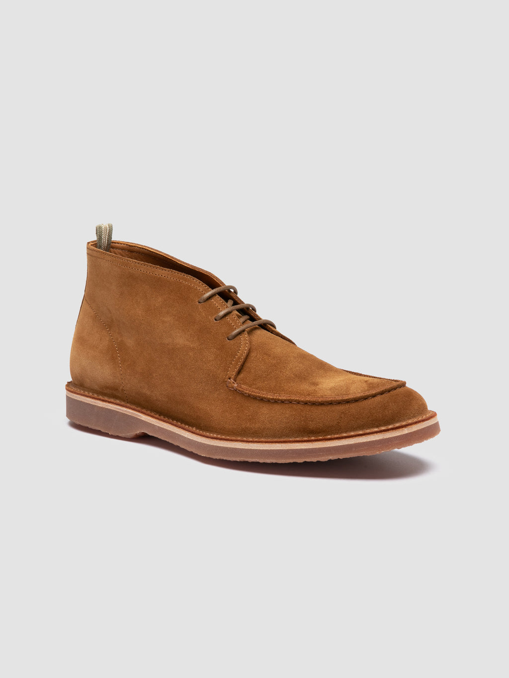 KENT 002 - Taupe Suede Chukka Boots - image 3,side view