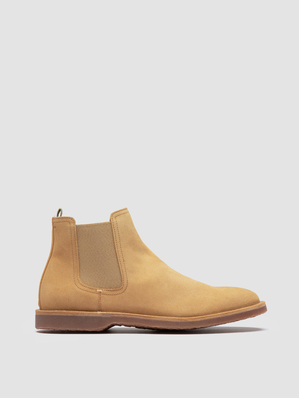 KENT 005 - Beige Suede Chelsea Boots - image 1,side view