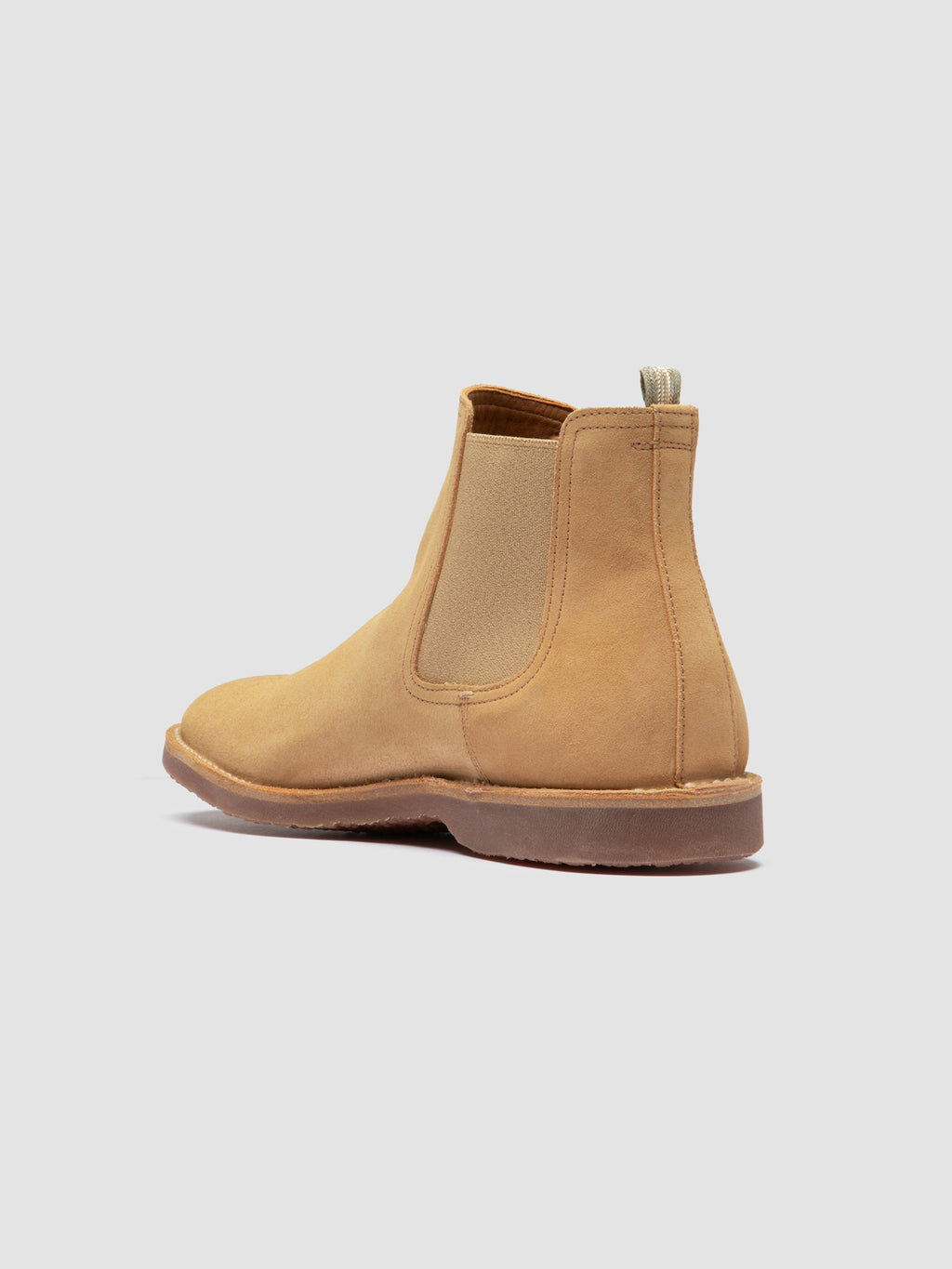 KENT 005 - Beige Suede Chelsea Boots - image 4,side view