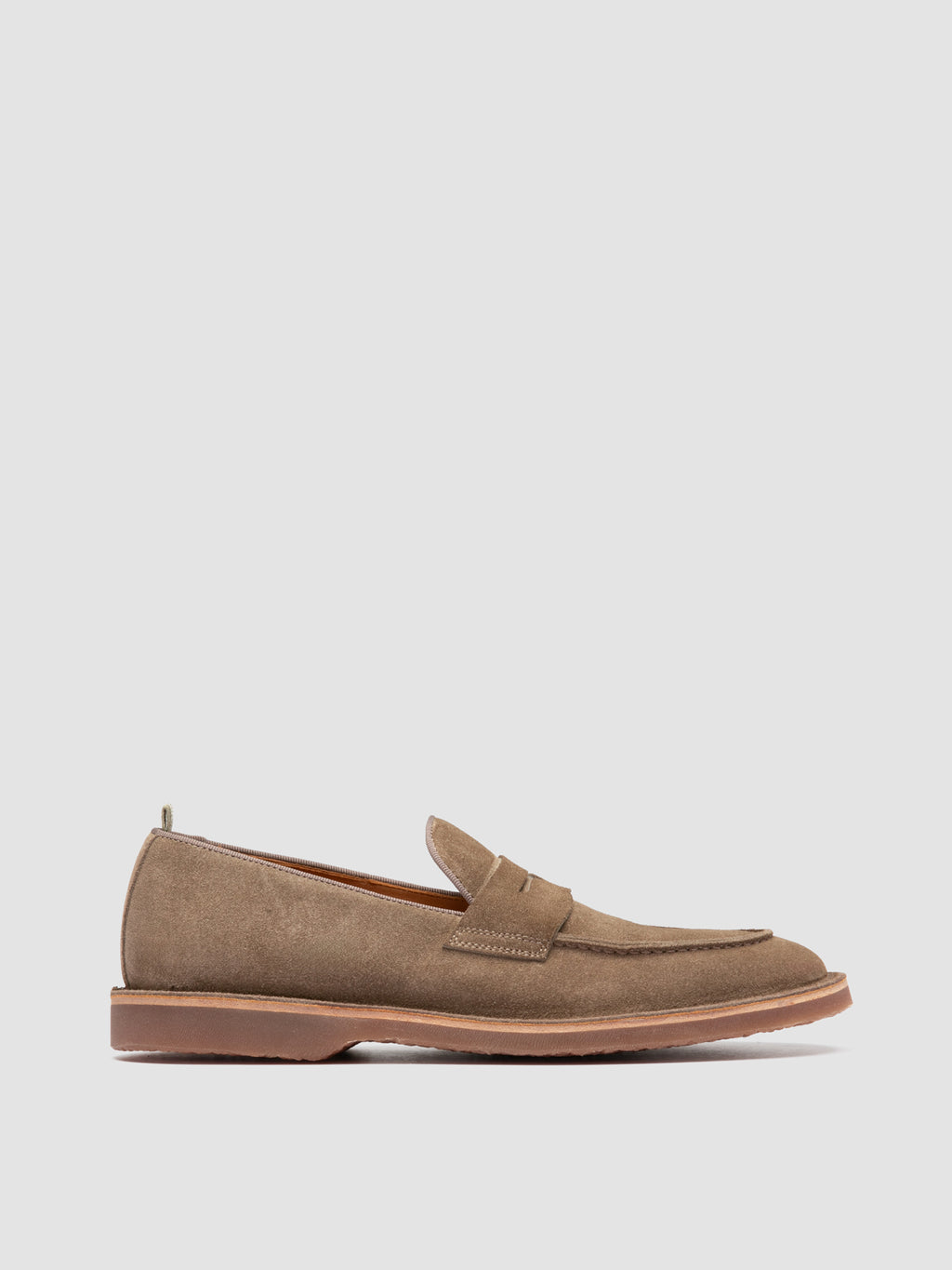 KENT 008 - Light Brown Penny Loafers - image 1,side view
