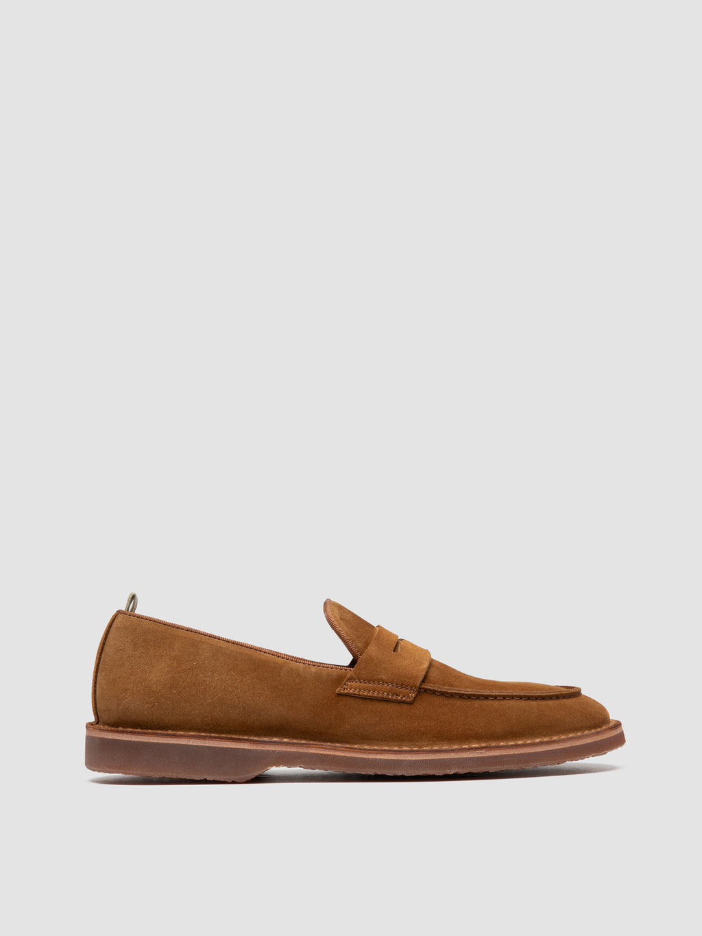 KENT 008 - Brown Suede Loafers - image 1,side view