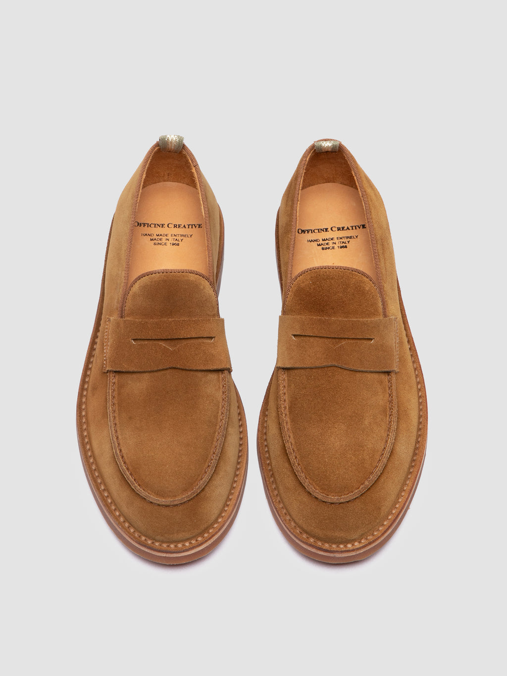 KENT 008 - Brown Suede Loafers - image 2,side view