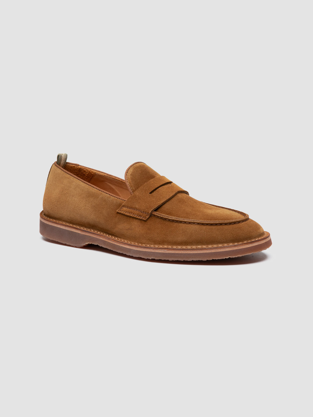 KENT 008 - Brown Suede Loafers - image 3,side view