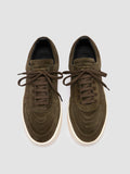 KRAB 001 - Dark Green Suede Sneakers - thumb image 2,side view