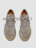 LEGEND 001 - Grey Suede Sneakers - thumb image 2,side view