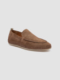LINE 001 - Penny-Loafer aus graubraunem Wildleder - thumb image 3,side view